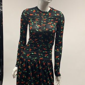 H&M Cherry Print Maxi Dress